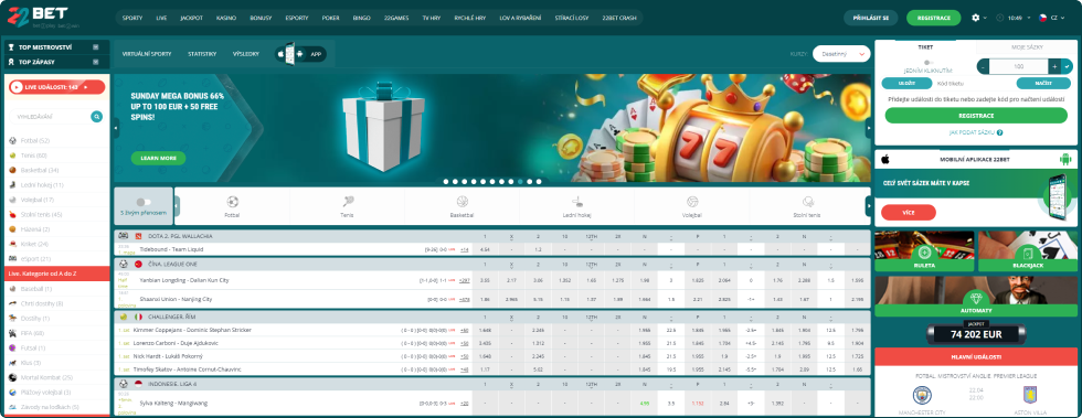 22Bet Akce 22Bet Akce